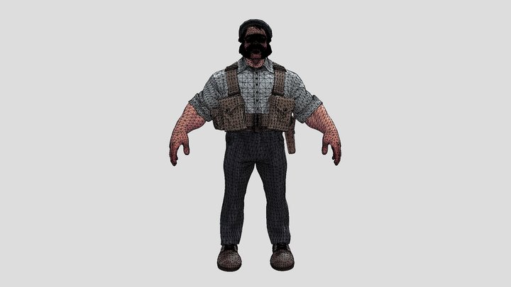 Veteran Lowpoly 3D Model