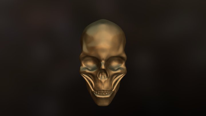 ZBrush Skull Modelling 3D Model