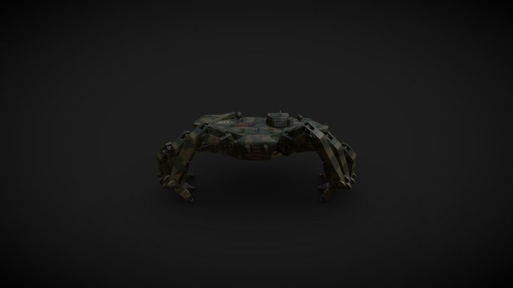 Crab All3 3D Model