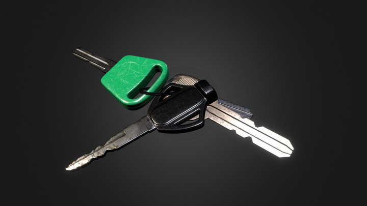 鑰匙圈 Keys 3D Model