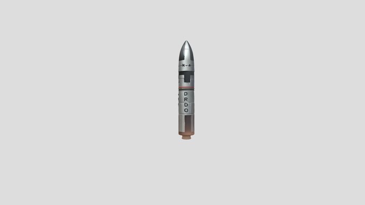 K4 missile 3D Model