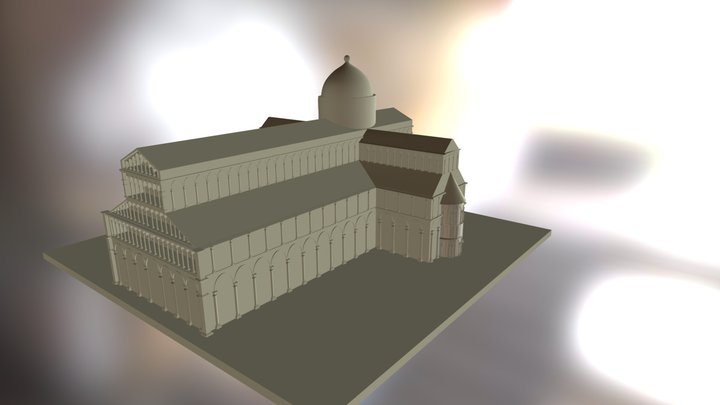 Catedral de Santa María Asunta Pisa Italia 3D Model