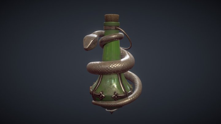 Venom Potion 3D Model