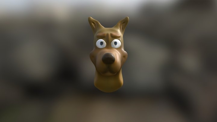 Dog's head 3D Model