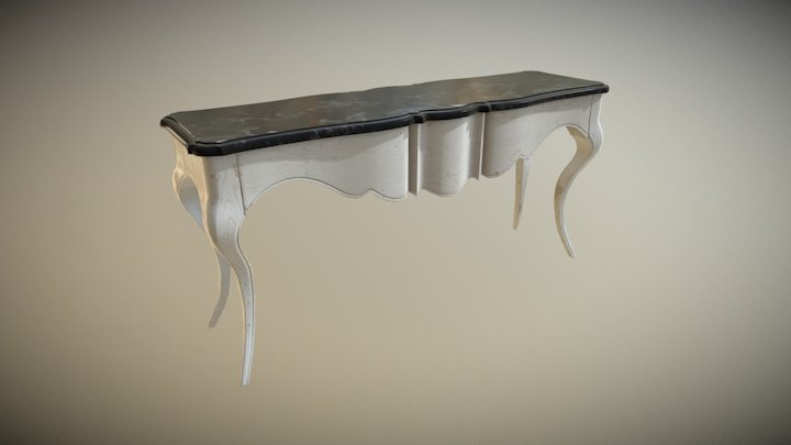 Furniture ArchViz Console Classic 3D Model