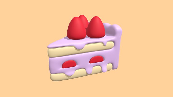 strawberry-cake 3D Model