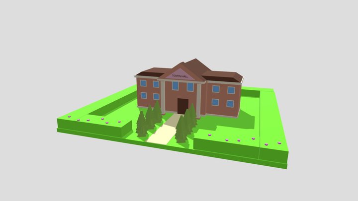 town_hall – Modello 3D gratuito STL