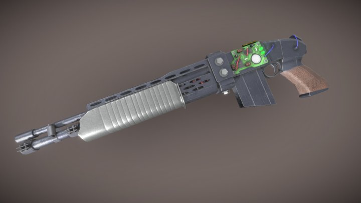 After the Fall SPAS-12 3D Model