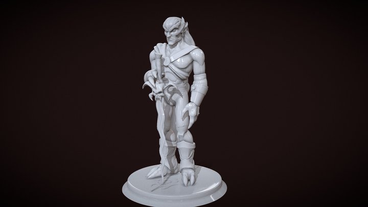 Kain stylized model for 3d printing 3D Model