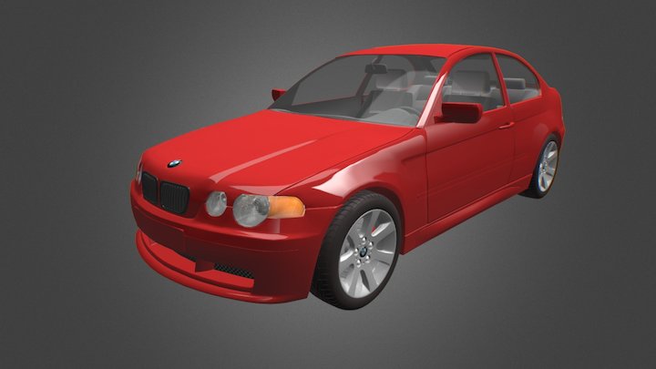 BMW E46 Compact M 3D Model
