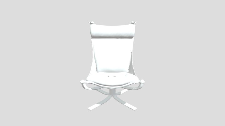 AI - Nordic Comfort Chair remesh 3D Model