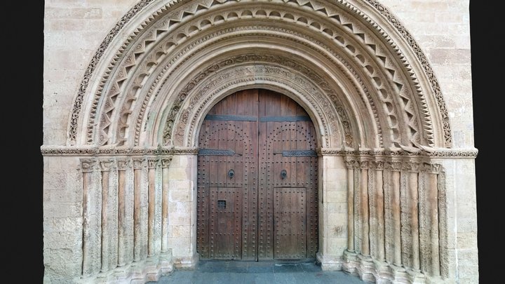Puerta románica de la Almoina, Valencia #3DST26 3D Model