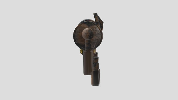 Rusty Robot 3D Model