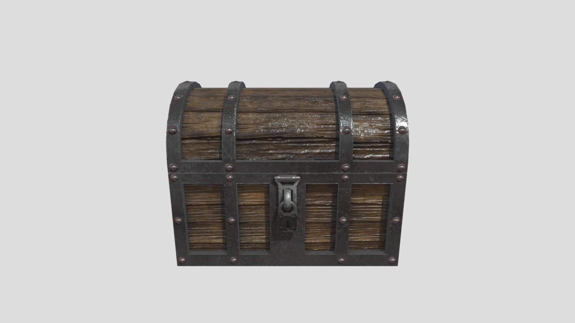 Medieval Low Poly Chest