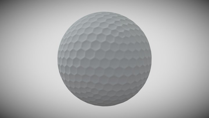 Golfball 3D Model