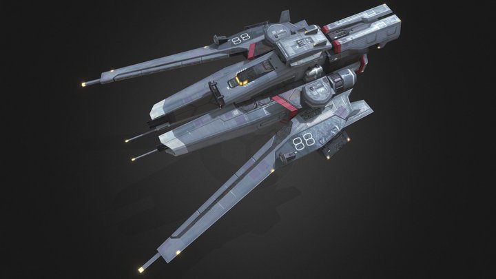 Space craft 3D Model