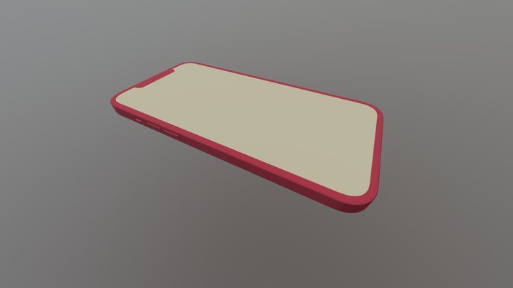 Apple iPhone 12 Pro Max - real dimensions 3D Model