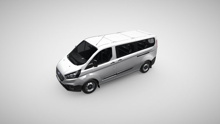 Ford Transit Custom Kombi H1 320 L2 3D Model