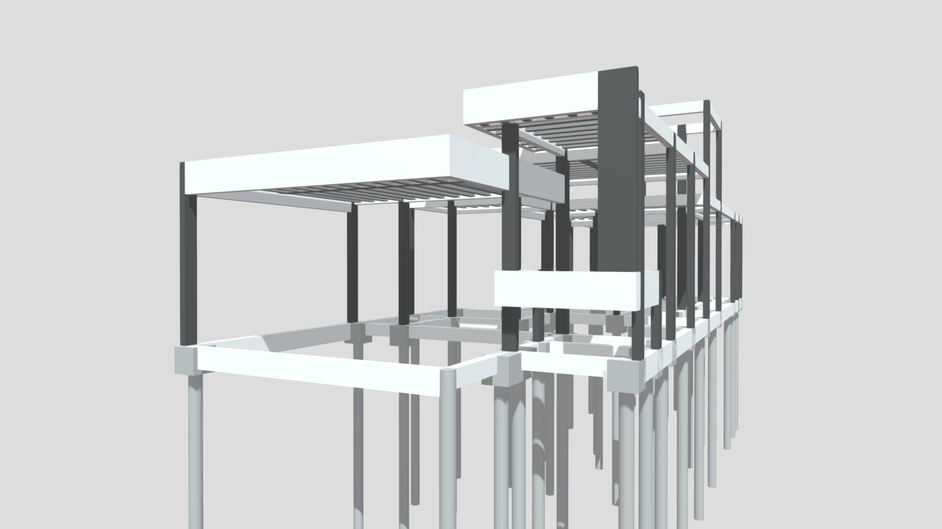 Projeto estrutural de residência C.L.F.