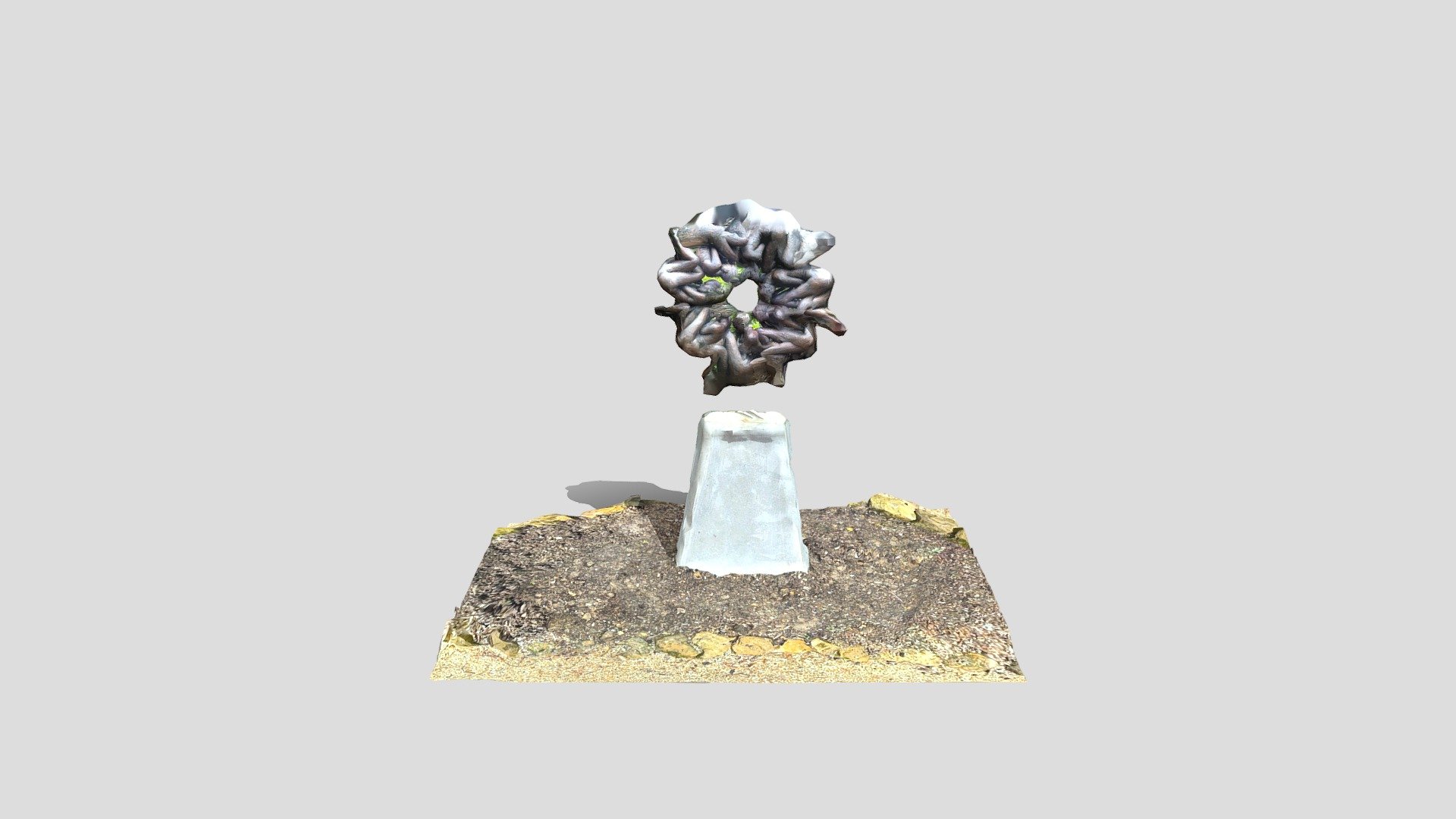 LiDAR scan of Anton Smit's "Pleiades" statue Download Free 3D model