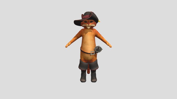 Pocket Shrek Puss in boots – Free 3D Model STL