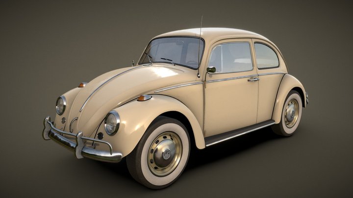 Volkswagen Beetle 3D Model