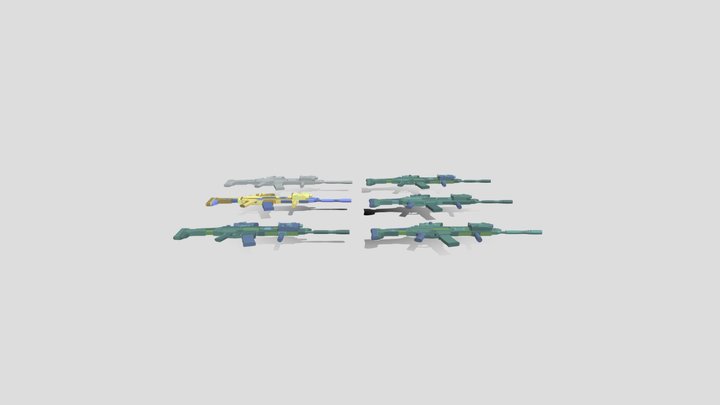 3rd Form Gun 3D Model