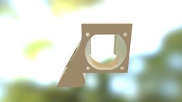 [10478] Hot End Fan Mount Left Rev8