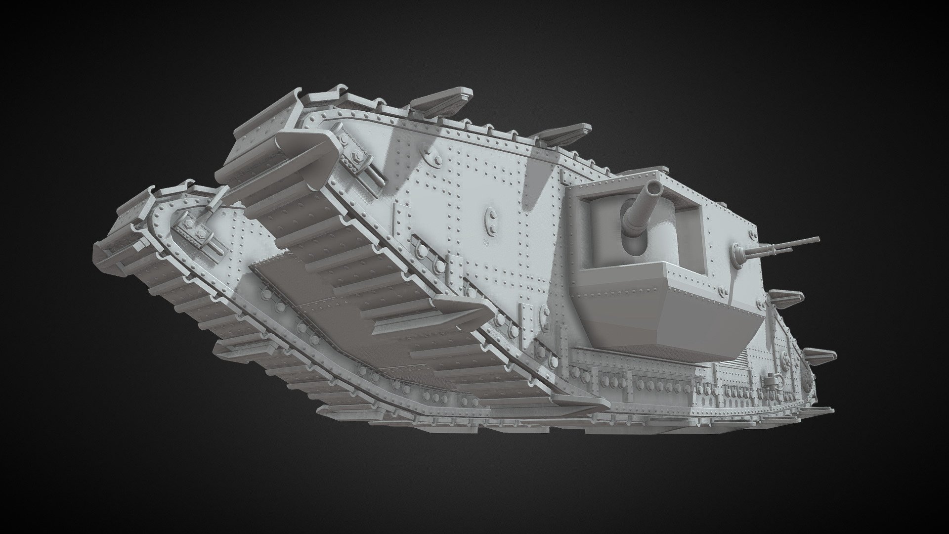 Tank mark V Desert version.(Work in progress)