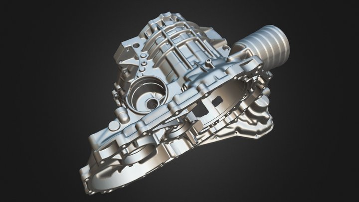 Engine Cylinder Block 3D Model