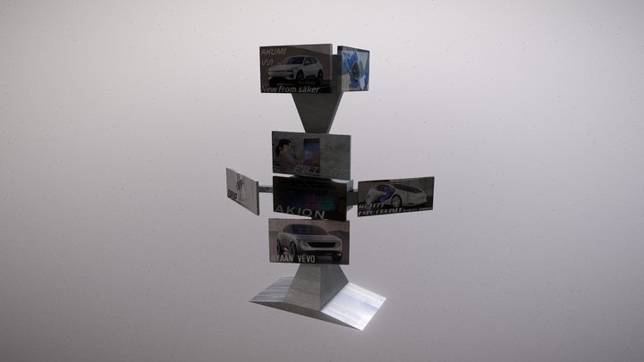 Monolith Billboards 3D Model