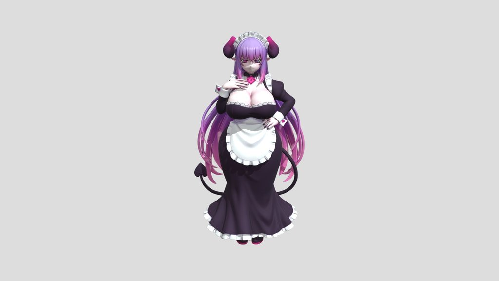 Violet Demon Maid
