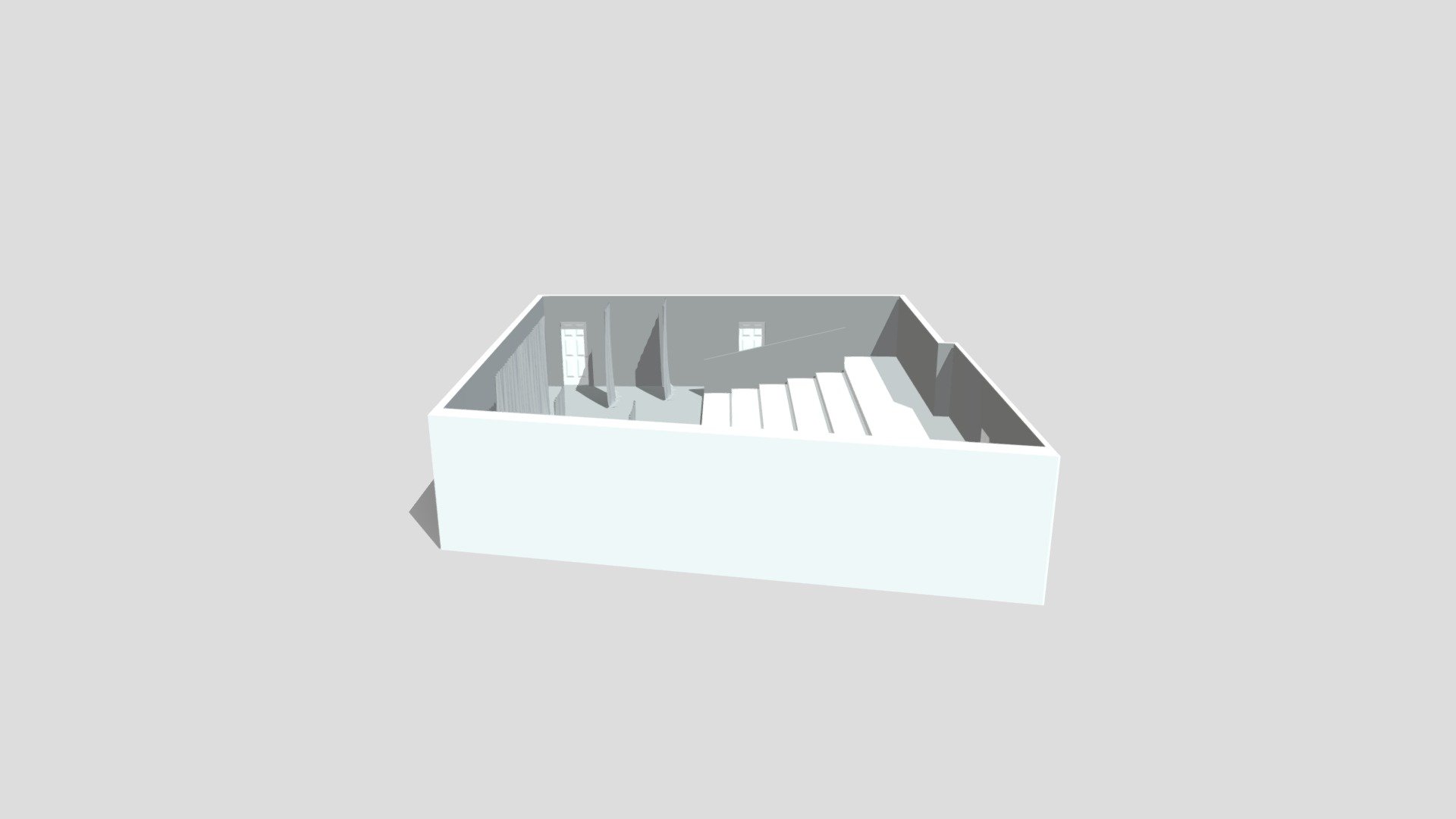 Малый зал, СДК, ПГНИУ - 3D model by anyazinner [0ce3b4c] - Sketchfab