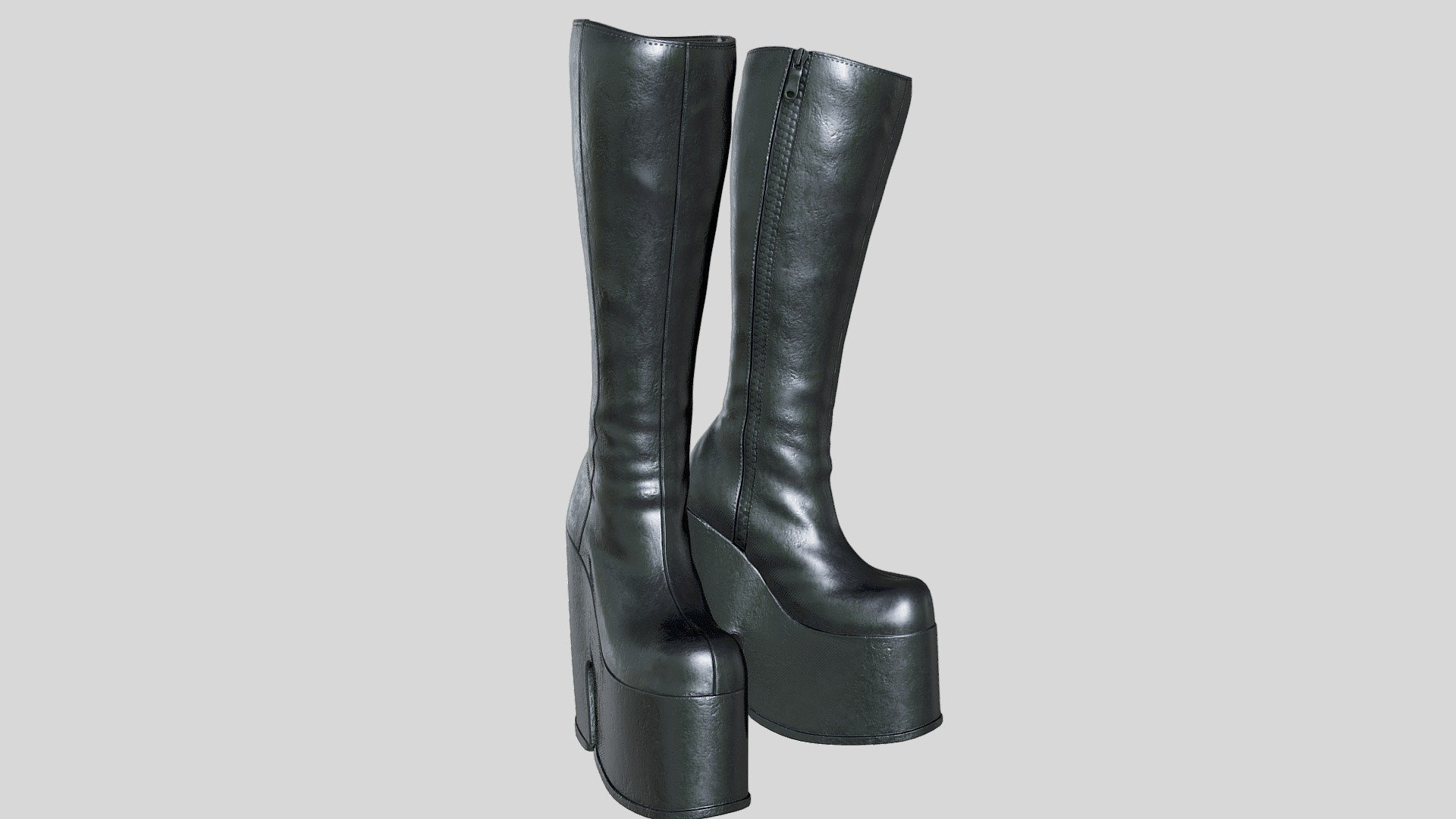 Boots with high soles - 3D model by nefritku1985 (@nefritku1985) [0ce3bbd]