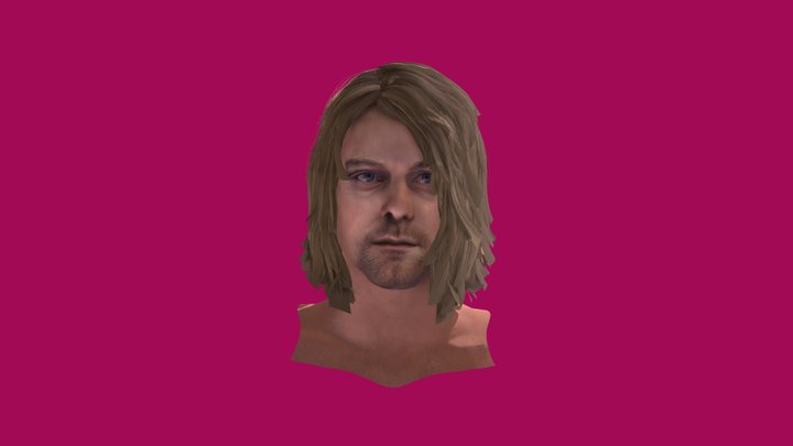 Kurt Cobain 3D Model
