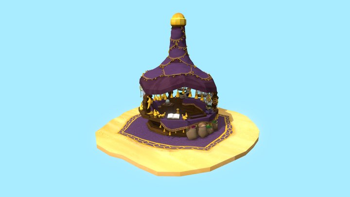 DAE Bazaar - Genie Shop 3D Model