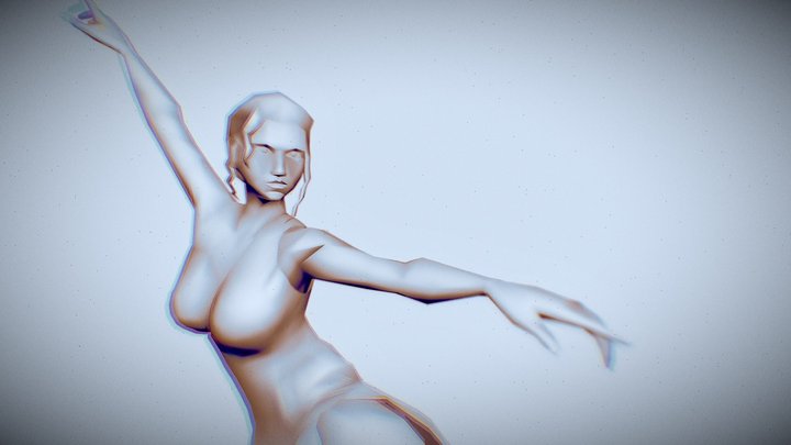 Dancin' Statue 3D Model
