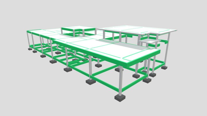 PROJETO ESTRUTURAL - MARCILEIDE SEIXAS 3D Model