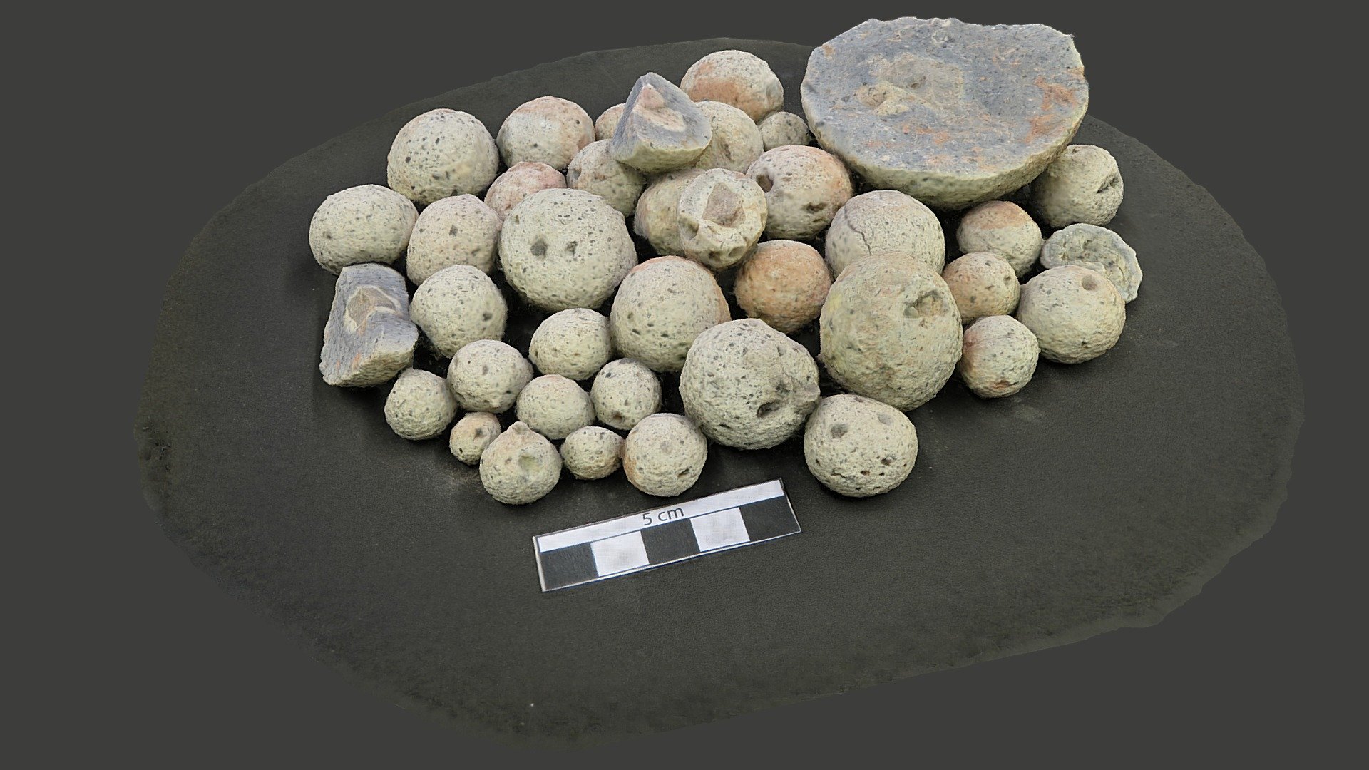 Cored lapilli
