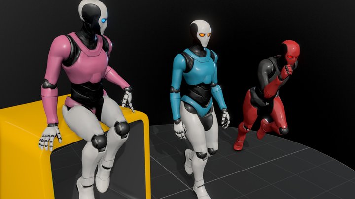 Female mannequin 3D Model