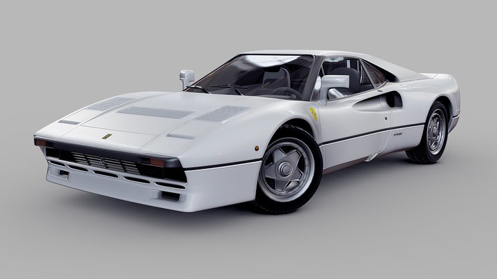 Ferrari 288 GTO 3D Model