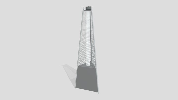Calentador piramide final 3D Model