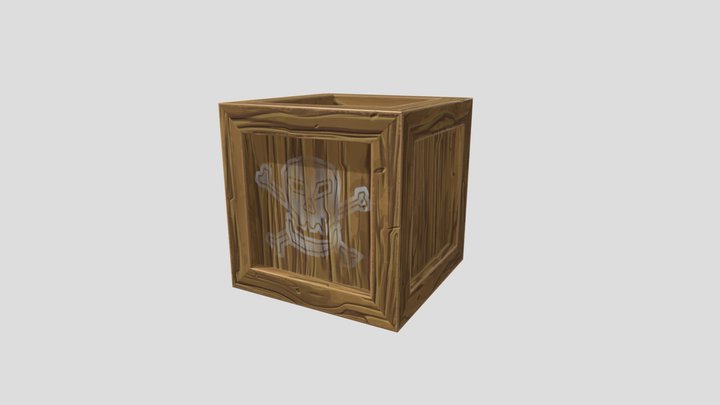 Substance Painter Crate 3D Model