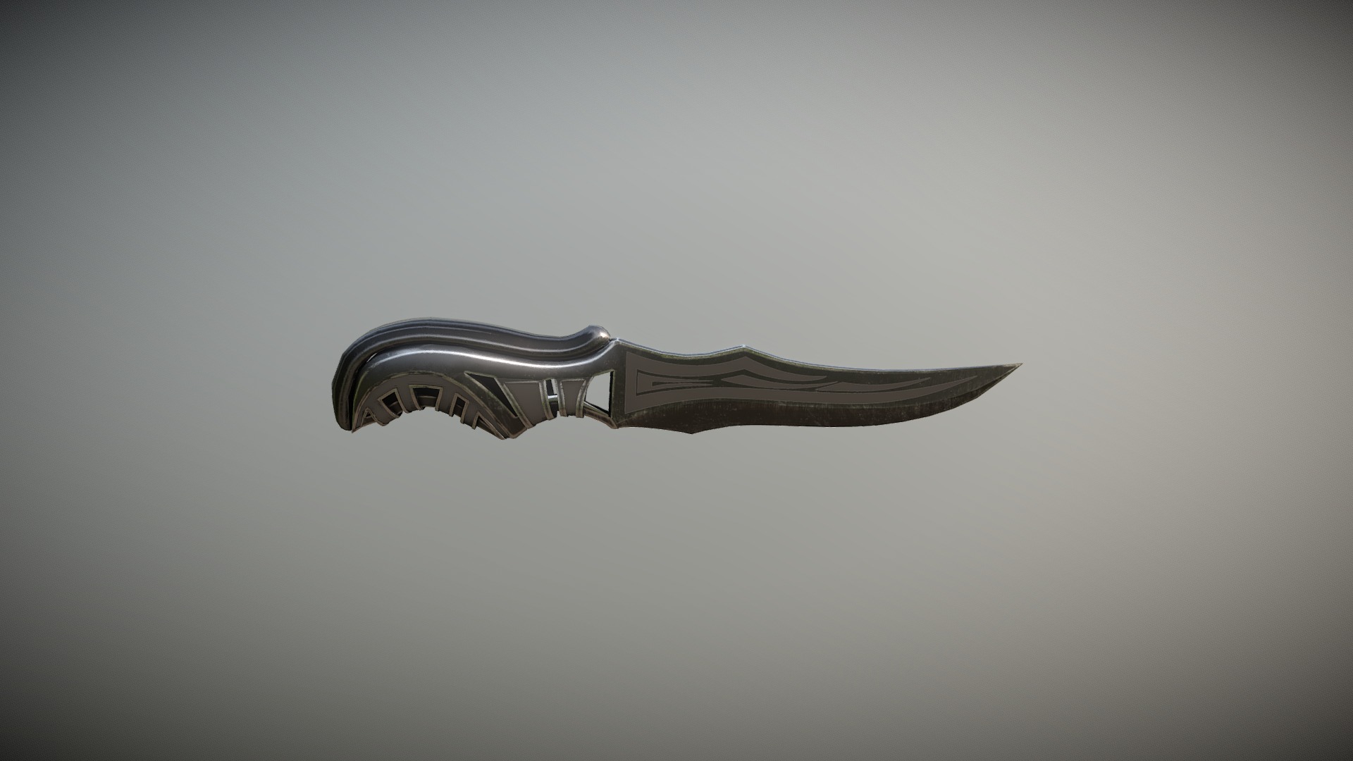Knife Low -poly - 3D model by gnommon [0ce8c88] - Sketchfab
