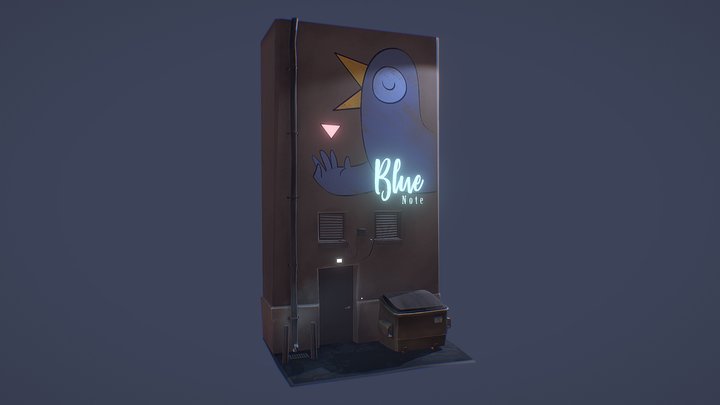 A Secret Door 3D Model