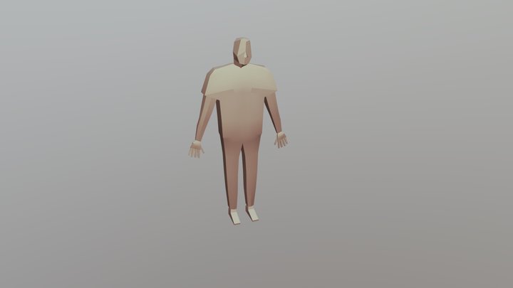 Low Poly Full Body 3D Model
