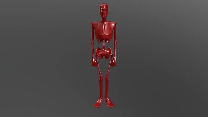 Skeleton V01 3D Model