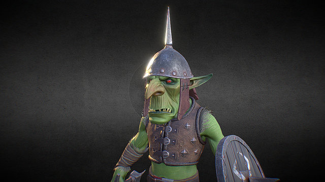 Warhammer Goblin 3D Model