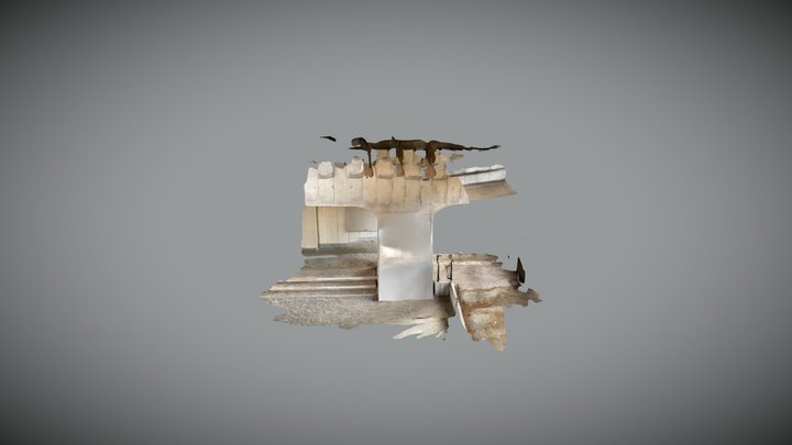 橋脚　Pier 3D Model