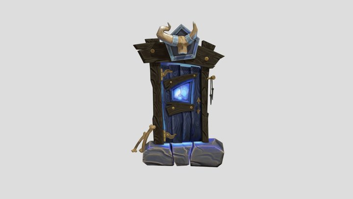 PORTE CARTOON 3D Model